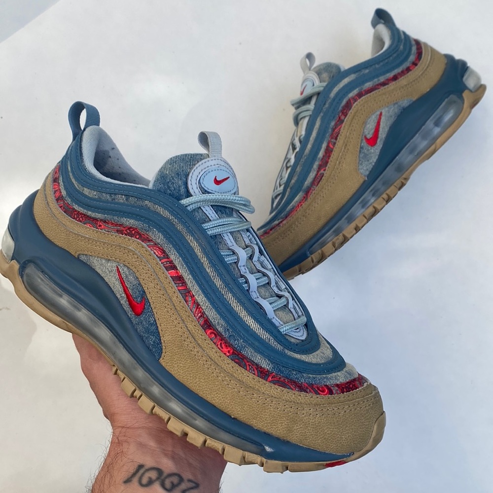 Nike Air Max 97 GS ‘Wild West’ (BV6374 200) Shoes Size: 5.5 Y